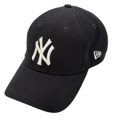 ■ニューエラ 9FORTY ニューヨーク・ヤンキース MLB キャップ ブラック 刺繍 フリーサイズ