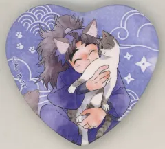 【中古】バッジ・ピンズ 竹谷八左ヱ門 「忍たま乱太郎 in ナンジャタウン ～猫屋敷で大捜索の段～ ハート缶バッジコレクション【弐】」