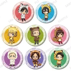 【中古】バッジ・ピンズ 全8種セット 「進撃の巨人 トレーディング 調査兵団 ちびキャラ 缶バッジ」