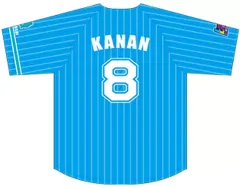 【中古】ポロシャツ・ワークシャツ(キャラクター) 松浦果南 Aqours ベースボールユニフォーム ブルー フリーサイズ 「ラブライブ!サンシャイン!!」