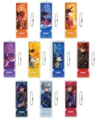 【中古】キーホルダー 全10種セット チケット風アクリルキーチェーン(EX) 「プロジェクトセカイ カラフルステージ! feat. 初音ミク×あんさんぶるスターズ!!」