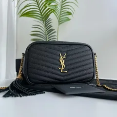 イヴ・サンローラン ルー ミニ カメラバッグ クロスバッグ