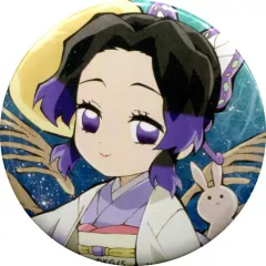 【中古】バッジ・ピンズ 胡蝶しのぶ 「鬼滅の刃カフェ×ufotable Cafe お月見イベント 57mmランダム缶バッジ」