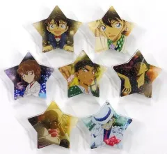 【中古】バッジ・ピンズ(キャラクター) 全7種セット 「名探偵コナン ブラインド星型ラメアクリルバッジ 星Ver.」 アニメイトガールズフェスティバル2019グッズ