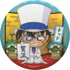 名探偵コナン NewDays 新年のご挨拶 ねずみ 缶バッジ 怪盗キッド