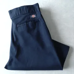 ■古着 Dickies ディッキーズ 874DN ワークパンツ チノ ダークネイビー 濃紺 実寸W34L29【D1669】