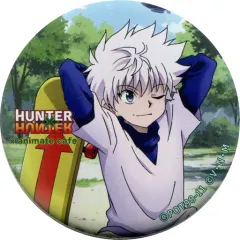【中古】バッジ・ピンズ キルア=ゾルディック(等身) 「HUNTER×HUNTER×animatecafe ハンター試験編 トレーディング缶バッジ」
