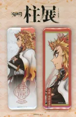 【中古】バッジ・ピンズ 煉獄杏寿郎 横ビジュアル スクエア缶バッジセット 「アニメ 鬼滅の刃 柱展 -そして無限城へ-」