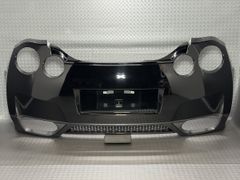 送料無料R35 日産 GT-R 前期 純正 リアバンパー 黒/GAG/メテオフレークブラックパール 品番85022-JF04H (25100044)