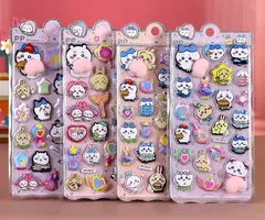 ちいかわ Chiikawa 4枚セット お尻3Dシール ボンボンシール ハチワレ ドロップシール うさぎ ぷくぷくシール ステッカーデコ 装飾用 スマホケース飾り ねこ ご褒美 おしりぷにぷにシール ごほうびシール 立体シール DIY 可愛い 手帳 貼り付け