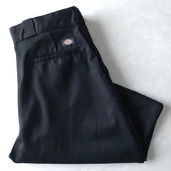 ■古着 Dickies ディッキーズ 874BK ワークパンツ チノ ブラック 黒 実寸W36L30【D1670】