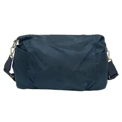 russet(ラシット) ショルダーバッグ - ブルーグリーン×ネイビー ストラップ着脱可