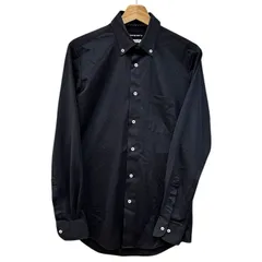 🔳URBAN SETTER 長袖シャツ M ネイビー SUPER EASY IRON ノーアイロン