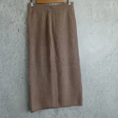 Free's Mart フリーズマート ファッション レディース ロングタイトスカート 茶色系 Mサイズ スリット有 〇◇