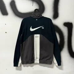 ナイキ バイカラー BIG スウッシュ コットン ジップアップ ジャージ ジャケット