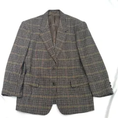 【え沖】 PINK HOUSE ピンクハウス テーラードジャケット ツイード グレンチェック レディース ウール100% サイズ表記なし MD0S01022