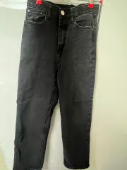 ブラック デニム ズボン (150cm-中盤)