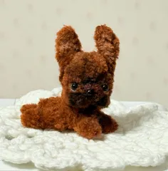 フレンチブルドッグフォーン子犬　モールアート