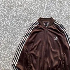 adidas / 00's track jacket オールドアディダス　トラックジャケット　刺繍ロゴ　ジャージ　ノーカラー　ATP 松村北斗