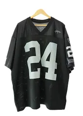 TRAVIS SCOTT トラヴィス スコット COMPLEX CON コンプレックスコン限定 ×NFL LAS VEGAS RAIDERS ラスベガス レイダース 24AW GAME SHIRT ゲーム 半袖 シャツ Tシャツ XL 黒ブラック 250821