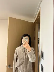 無印良品 フリース ジャケット ベージュ(s-m)