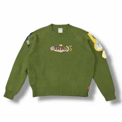 参考上代110000円 未使用 SUNSEA 25AW FISHING SWEATER フィッシングセーター ニット サンシー SUNSEA3051 グリーン 3 （7941M）のサムネイル
