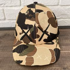 A BATHING APE x KAWS メッシュキャップ カモフラ - メルカリ