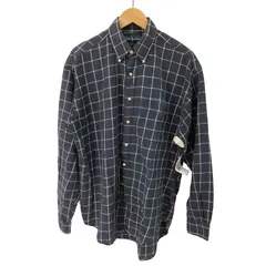 ポロバイラルフローレン Polo by RALPH LAUREN 90S BLAIRE ポニー刺繍 グラフチェック コットン B.D. L/S シャツ メンズ import：L 