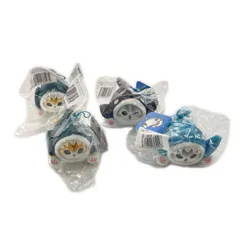 未使用 グレイ・パーカー・サービス 4点 まとめ売り もふもふマーケット mofusandくじ ごろりん!サメにゃんズくじ D賞 ぬいぐるみ   タグ付き