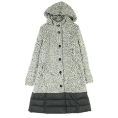 美品 Laura Ashley ローラアシュレイ 長袖 ダウンコート 11 グレー系 レディース 古着