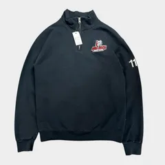 JERZEES ハーフジップスウェット スウェット 古着 ブラック Sサイズ トレーナー Nublend Super Sweats コットンポリ