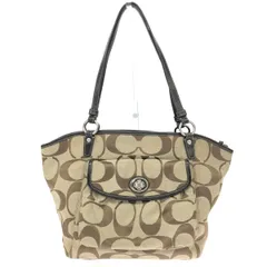 COACH コーチ トートバッグ  ターンロック/シグネチャー/キャンバス/ベージュ F14659     / 240001183712
