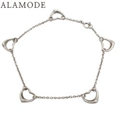 TIFFANY&Co.(ティファニー) エルサ・ペレッティ オープンハート ブレスレット シルバー SV925 ブレスレット アクセサリー ジュエリー 5P シルバー銀 レディース 40802176039【中古】【アラモード】