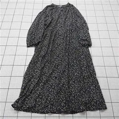 ◇ ⊂ ワンピース サマンサモスモス blue LNR-1105900 花柄ロングワンピース レディース E  【1511110037798】