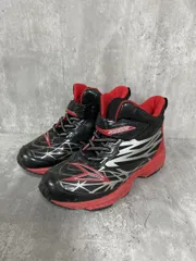瞬足 シュンソク 防寒 靴 ショートブーツ 24EEEスパイク付き ランニングシューズ スニーカー size24/黒ｘ赤 ■■ メンズのサムネイル