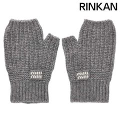 ミュウミュウ 5GG202 ウール カシミア ニットグローブ手袋 レディース