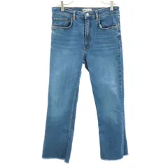 ZARA ザラ カットオフ デニムパンツ USA6 ストレッチ ジーンズ レディース 古着
