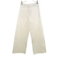 ZARA ザラ 未使用 ハイウエスト ワイドパンツ 38 ホワイト ハイライズ レディース 古着