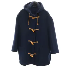 Gloverall グローバーオール 80s イングランド製 オールド メルトン ダッフルコート 14 ネイビー レディース 古着