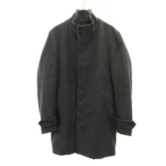 EDIFICE エディフィス ウールコート M チャコールグレー メンズ 古着