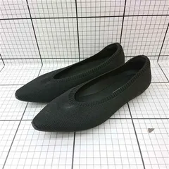 ◇ Θ ユナイテッドアローズ グリーンレーベルリラクシング バレエシューズ ブラック系 レディース E  【1512020001473】