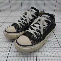◇ Θ コンバース CONVERSE オールスター ALL STAR ローカットスニーカー ブラック系 メンズ E  【1512020006423】