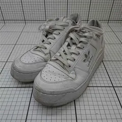 ◇ Θ アディダス adidas フォーラム ロー ホワイト系 スニーカー 25.0cm メンズ E  【1512020012264】