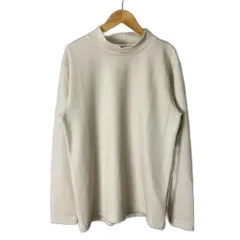 ナノユニバース nano universe ハイネックカットソー Tシャツ カットソー モックネック 長袖 S ベージュ