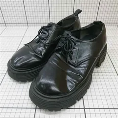 ◇ Θ ページボーイ PAGEBOY 厚底レースアップシューズ ブラック系 レディース E  【1512020016378】