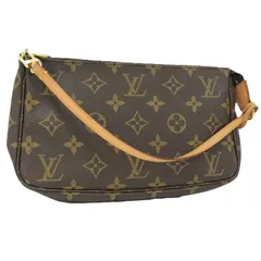 LOUIS VUITTON ポシェット アクセソワール アクセサリーポーチ モノグラム ブラウン M51980