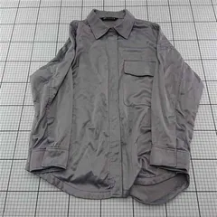 ◇ ⊇ ザラ ZARA グレー系 長袖シャツ メンズ Lサイズ E  【1512190011111】