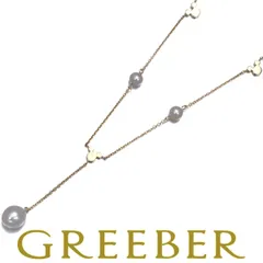 ミキモトペルリータ ネックレス パール 真珠 4.5-7.1mm ステーション ディズニー K18YG #183870