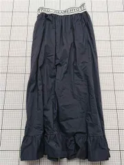 ◇ Θ オカメヒョットコ OKAMEHYOTTOKO フリルロングスカート ネイビー系 レディース E  【1512220072808】