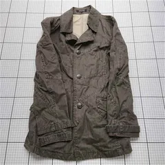 ◇ ⊇ インジアティック IN THE ATTIC ミリタリージャケット カーキ系 Mサイズ メンズ E  【1512220072792】